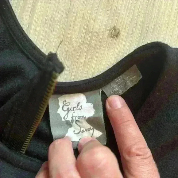 Anthropologie Girls From Savoy Pintucked Ponte Dress size 6 - Picture 4 of 4